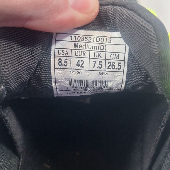 Brooks Catamount Trail men’s Size 8.5 Gray/Neon Yellow Running Shoes 1103521D013 main image 5